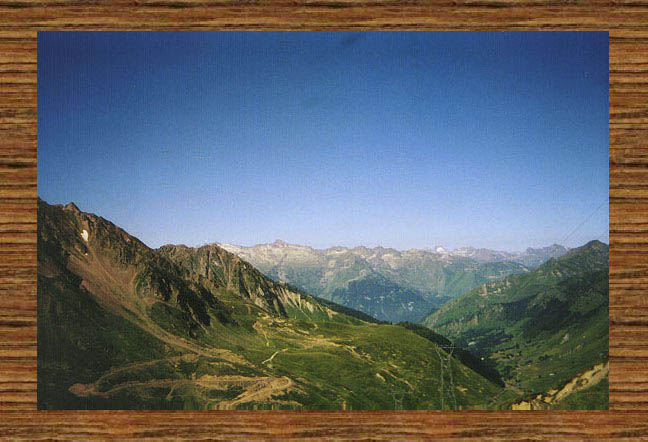 Vue d'en haut du Tourmalet! ... Cliquer pour image suivante!