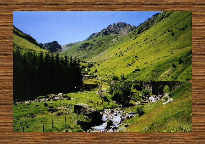 Paysage du Col du Tourmalet (mauvais tournant en Patois)... Cliquer  pour image suivante!